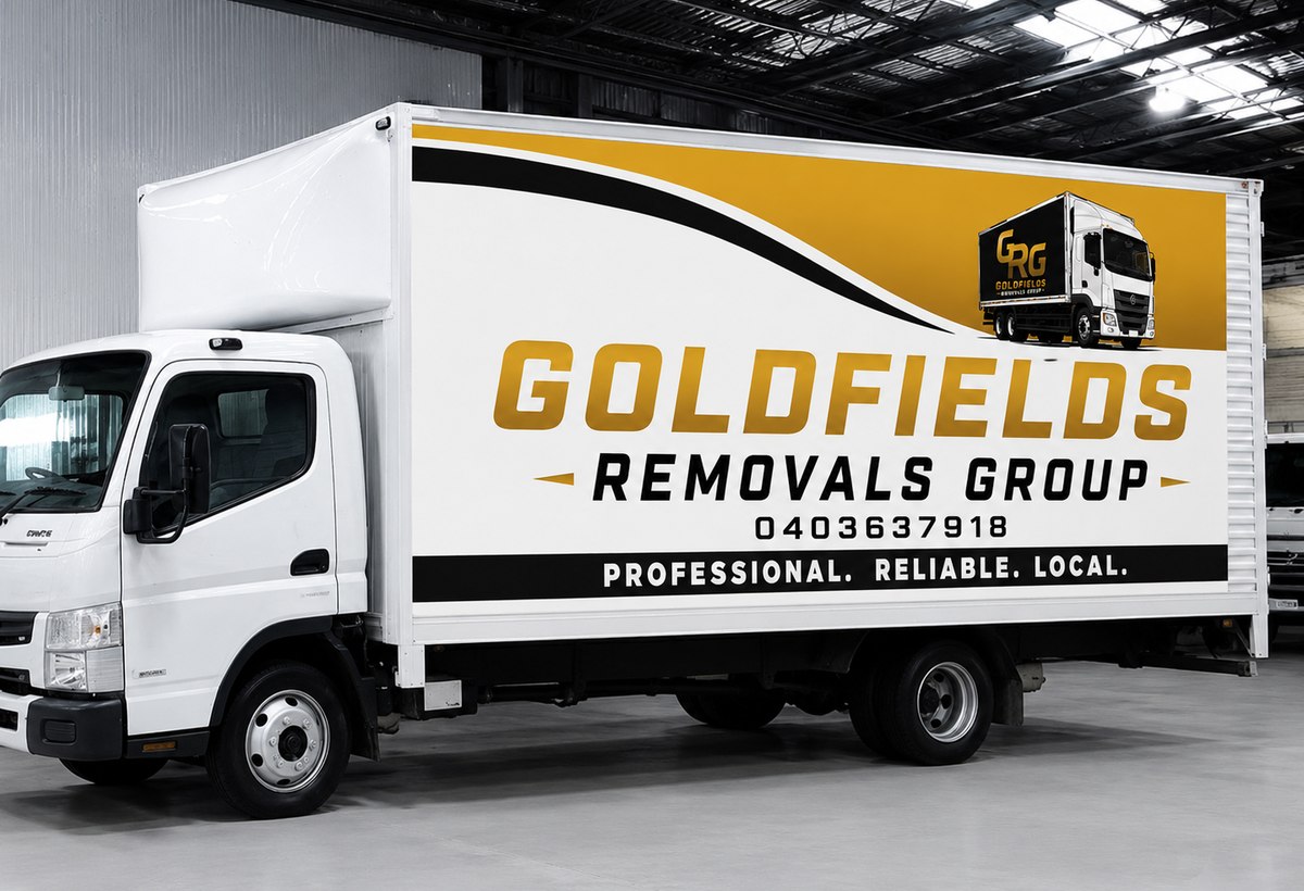 Goldfields Removals Group removal truck in Maryborough, Victoria